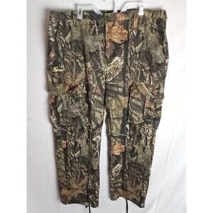 Mossy Oak Camo Cargo Pants Mens (40-42)XL Break-Up Country Hunting